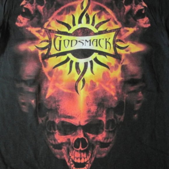 Godsmack Skull and Sun Tee (S) - Picture 2 of 3